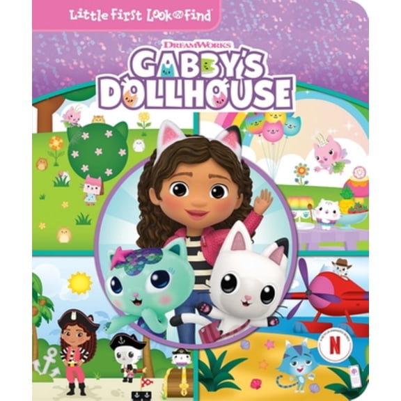 DreamWorks Gabby's Dollhouse: Little First Look and Find (Board Book)