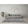 thumbnail image 3 of Ahgly Company Indoor Square Abstract Gray Modern Area Rugs, 6' Square, 3 of 4