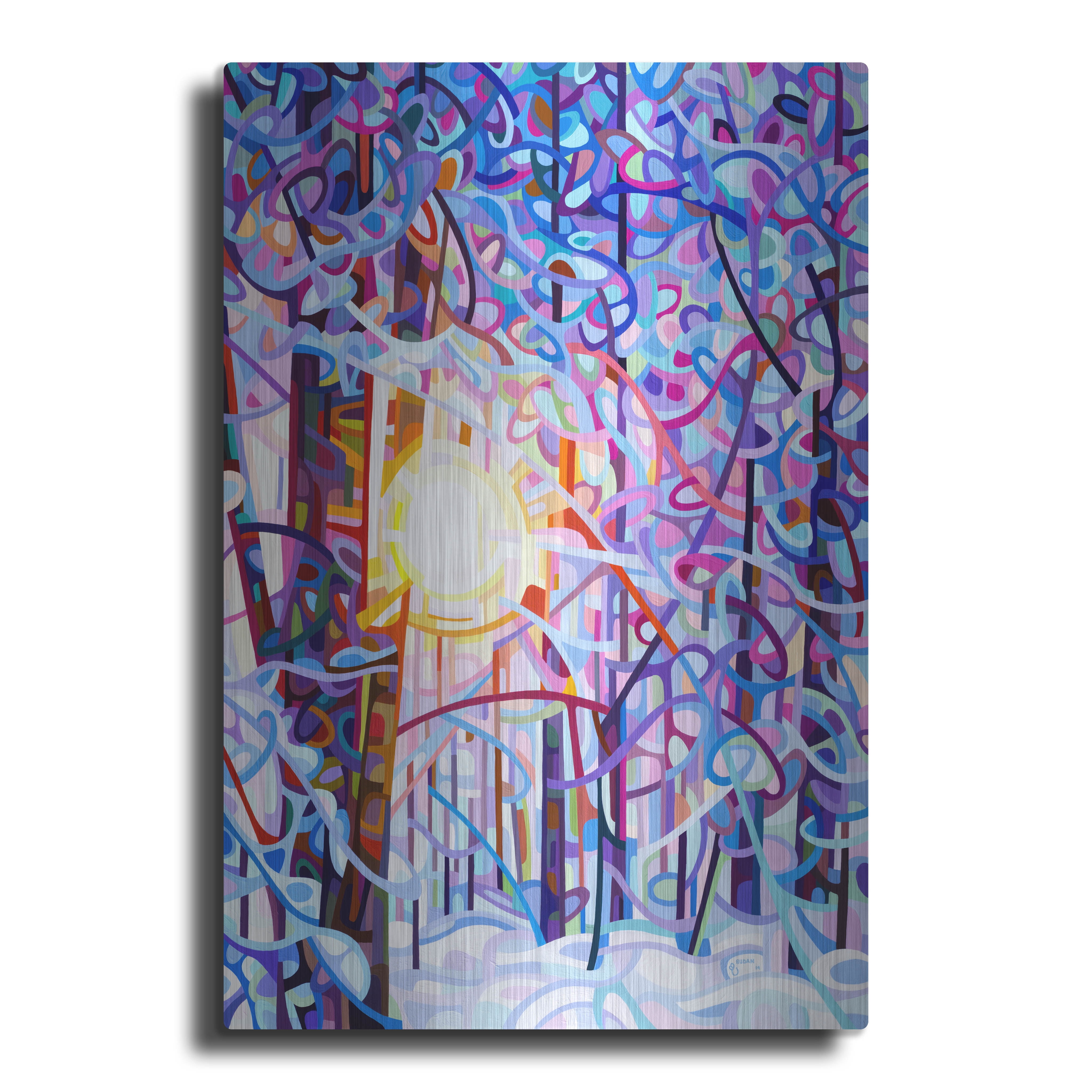Luxe Metal Art 'Early Riser' by Mandy Budan, Metal Wall Art, 16