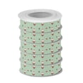 thumbnail image 2 of 5 Rolls Christmas Ribbon 1.5 inch Wide Decorative Ribbon for Gift Wrapping and Holiday Decorations Cute Christmas Pattern, 2 of 7