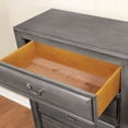 thumbnail image 3 of Furniture of America Bradford Transitional Wood 5-Drawer Chest in Gray, 3 of 5