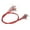 Red, variant on Suodoka 10Pcs 50cm / 19.7 inches High Carbon Steel Fishing Wire Leaders Anti Bite Rigs with Swivels Red