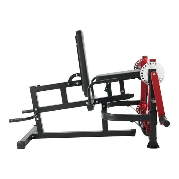 KFFKFF Lower Body Exercise Apparatus, Leg Curl and Extension Machine, Rotary Seated Thigh Training, Adjustable Workout Bench for Domestic Gym, Robust Structure with 700 LBS Load Limit