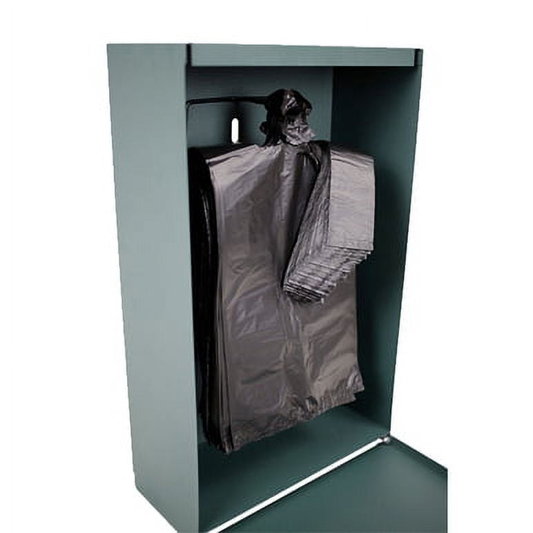 Ultimate™ Dog Waste Station / EZ_Tie Hanging Bag System (Matte Black)