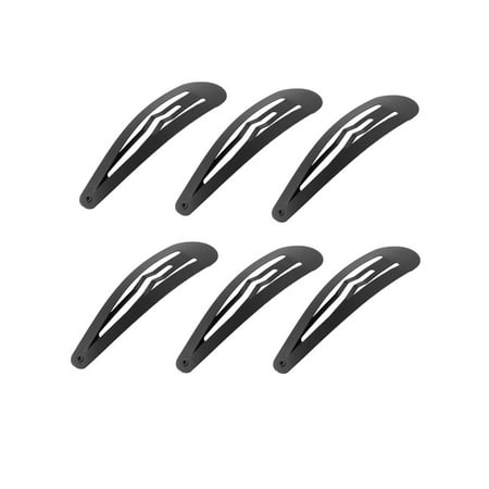 Unique Bargains Women Black Metal Bendy Snap Hair Clips Clamps Barrettes 3 (Best Ombre Kit For Black Hair)