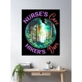 thumbnail image 2 of Nurse'S Care, Hiker'S Dare. More You Hike Poster Wall Art, Modern Wall Decor, 24x36 UNFRAMED, 2 of 3