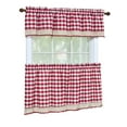 thumbnail image 2 of Buffalo Check Valance - 58x14 - Taupe, 2 of 3
