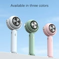 thumbnail image 4 of XGFHYJEH Hand Held Fan, Mini Fan Handheld, Hand Held Fan Rechargeable, Portable Folding Hand Held Cooling Fan, 4 of 5