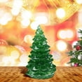 thumbnail image 5 of Neoyler Resin Christmas Tree Home Mini Decoration Christmas Decorations Christmas Ornaments Tabletop Ornament Shimmering Resin Crystal Chips for Living Room Office Desk Green, 5 of 5