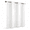 Frosted-48"W x 48"L (Pack of 1), variant on Frosted 40"W x 36"L (Pack of 1) PEVA Waterproof Shower Window Curtain