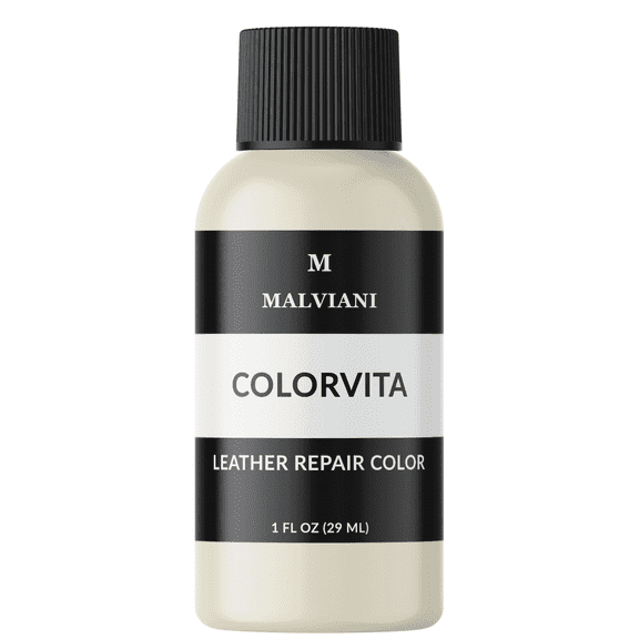 Leather Repair Color Restorer, White Pearl - Repair Furniture, Couch, Car Seat, Sofa, Bag & Purse 1 oz.