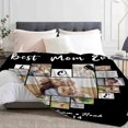 thumbnail image 4 of Gifts for Mom from Daughter, Mom Birthday Gifts from Son, Best Mom Blanket from Children, Gifts for Mothers Day, Christmas Bday Presents for Mother in Law Mom Throw Blanket 50" X 60", 4 of 5