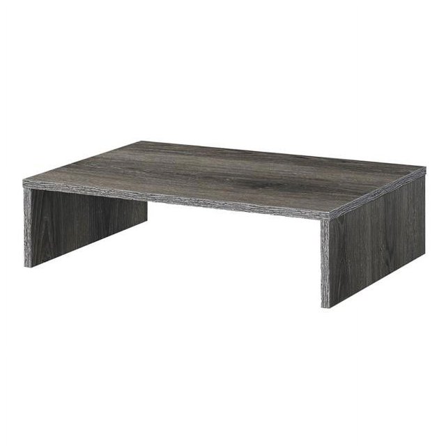 Convenience Concepts 121041WGY 6.5 x 15.75 x 23.75 in. Designs2Go Small TV & Monitor Riser, Weathered Gray