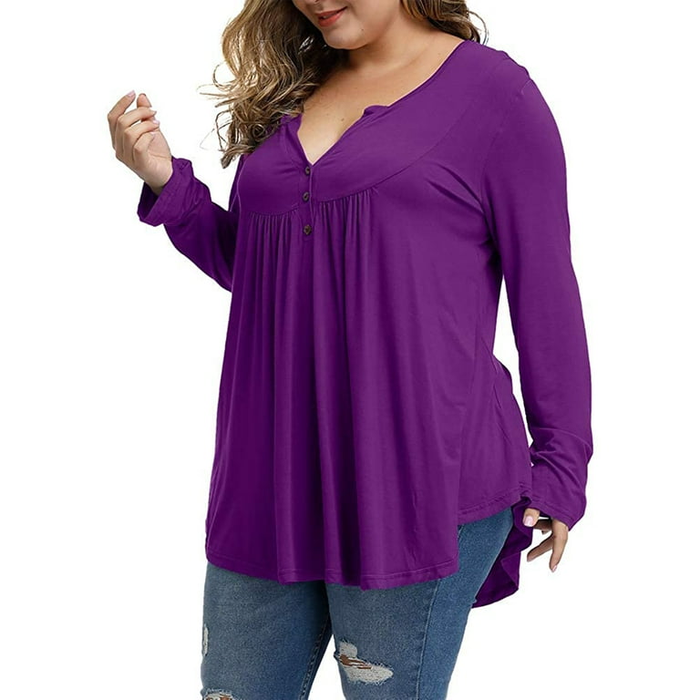 VILA Tall Women's Tops Sale purple Size XS