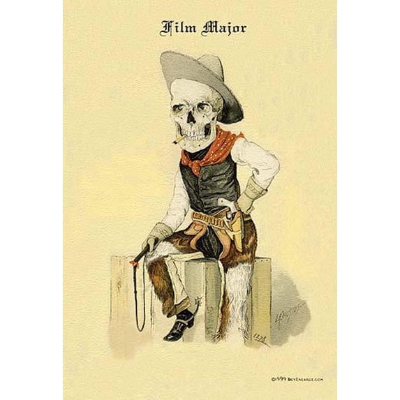 Film Major- Fine Art Canvas Print (20" x 30")