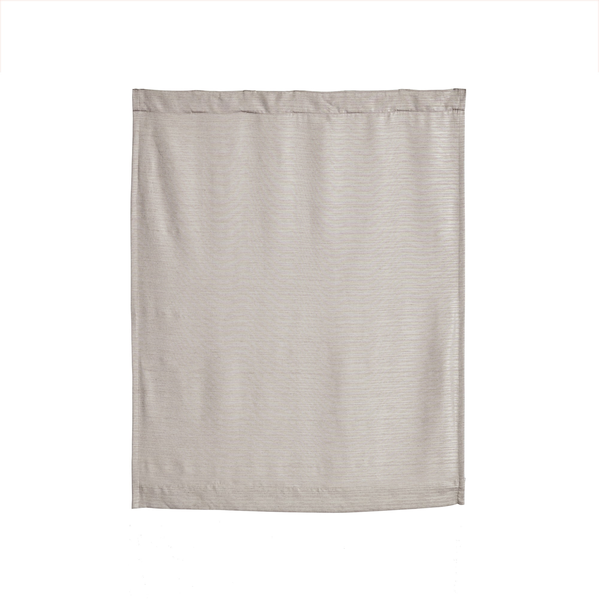 Better Homes & Gardens Striated Luxe Blackout Curtain, 1 Indoor Drape Panel for Bedroom, Pole Top / Back Tab, Almond Biscuit, 50"W x 63"L, Indoor Curtain Floor Length