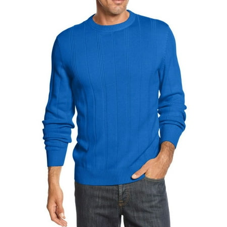 Men's 100% Pure Merino Wool Solid O Neck Sweater Crew Warm
