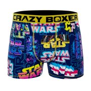 CRAZYBOXER Men's Underwear Star Wars Breathable Original Boxer Brief Resistant (3 PACK)
