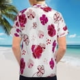 thumbnail image 6 of High Quality Hawaiian Shirts for Men Short Sleeve Aloha Beach Shirt Floral Summer Casual Button Down Shirts Blouses XW7SBX, 6 of 7