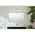thumbnail image 3 of Kichler 25.5" 1 Light Brushed Nickel Integrated LED Vanity Light with White Acrylic Shade, 3 of 7