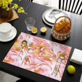 thumbnail image 7 of Abstract Marble Rose Gold Place Mats Durable Placemats for Indoor Kitchen Dining Cute Funny Kitchen Table Mats, 7 of 7