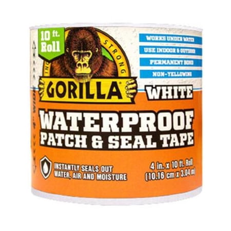 Gorilla Glue Waterproof Patch & Seal Tape, White