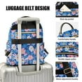 thumbnail image 3 of FORMRS Mini Backpack Purse for Women Travel Daypack Casual Shoulder Bag, Blue Daisy, 3 of 7