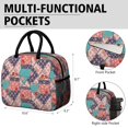 thumbnail image 6 of Womens Pioneer Flower Floral Print Pattern Lunch Box for Work,Insulated Lunch Bag for Women,Loncheras Para Mujer,Leakproof Adult Lunch Bag for Work,Beach,Travel,Picnic,Camping, 6 of 6