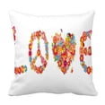 thumbnail image 1 of EREHome Colorful Flowers Pillow Case Cover Set 16x16 Inch, 1 of 1