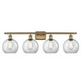 thumbnail image 1 of 516-4W-BB-G122-Innovations Lighting-Athens-4 Light Bath Vanity in Industrial Style-36 Inches Wide by 11 Inches High   Brushed Brass Finish with Clear, 1 of 1
