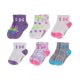 thumbnail image 5 of Pack múltiple de calcetines Under Armour Quarter Lilac Star 2-4T para niñas, 5 of 5