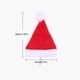 thumbnail image 2 of Moyic Sombrero de Navidad Gorros transpirables para mascotas Tela de felpa Amigable con la piel con cuerda a prueba de viento Sombreros de Papá Noel Kits de decoración para fiestas Moyic HA068323-00, 2 of 6