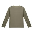 thumbnail image 5 of Atogsazn Childrens Girls Crew Neck Sweatshirt Kids Casual Loose Fit Pullover Sweatshirts Jogger Athletic Tops with Pocket 02-Khaki 11-12 Years Fashion, 5 of 8