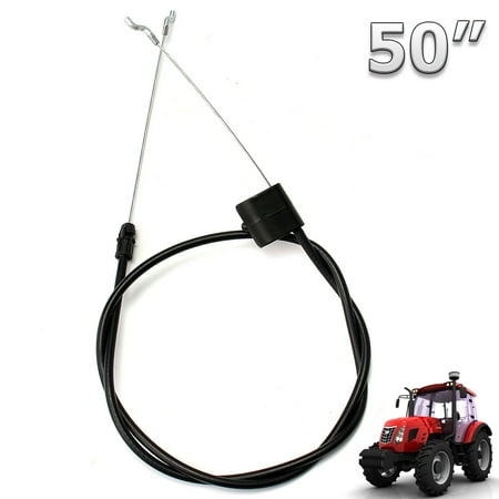 Push Pull Throttle - 4.2 FT Tractor Push Lawn Mowers Throttle Pull Control Cable Fits 946-0957 746-0957 9460957 7460957 Black