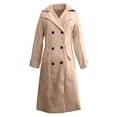 thumbnail image 4 of Western Style Double Blend Coat Winter Warm Long Trench Overcoat Fashion Outerwear For Ladies Casual Fall And Jacket Classic Elegant Design winter clothing for women, 4 of 4