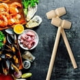 Stainless Steel Crab & Lobster Mallet – 6.2-Inch Seafood Hammer, Heavy-Duty, Rustproof, Elegant Design – Perfect For Seafood Boils, Feasts, And Parties