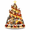 Santa Express, variant on Christmas Village Projection Tree | Illuminated 3D Village with Wall & Ceiling Holiday Projection Tabletop Christmas Tree Village Projector Wall Ceiling Projection, for Indoor Holiday Display