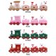 thumbnail image 4 of Juego de tren de Navidad, hermoso adorno, juguete, regalo para niños, decoración del hogar, blanco, 4 of 5