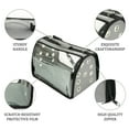 thumbnail image 6 of Small Pet Carrier for Small Dogs and Cats - Waterproof Soft Pet Travel Bag with Meshed Window - TSA Approved Pet Carrier for Cat Travel Bag - 7.9 x 13.8 x 7.9 Inch - Gray, 6 of 8