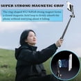 thumbnail image 3 of Magnetic Pocket Selfie Stick, 4-in-1 Multifunctional 360° Rotation Magnetic Selfie Stick, 360° Rotation,Pocket Size,with Bluetooth Remote, for Video Recording, 3 of 8