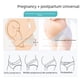 thumbnail image 4 of Ropa interior para mujeres embarazadas, ropa interior de algodón de cintura baja, pantalones cortos abdominales de algodón, bragas maternales sin costuras de gran tamaño en forma de U, 4 of 5