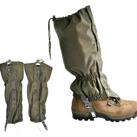 Snake Gaiters Waterproof Snake Bite Protection Leg Guards Adjustable Snake Proof Leggings for Hiking Hunting Outdoor Fits Men and Women