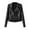 Black jacket for women, variant on clear 50% off Usmixi Winter Womens Leather Coat Womens Bomber Coat Lightweight Faux Leather Long Sleeve Lapel PU Jacket Plus Size Fashion Pocket Solid Zip up Short Outwear with Belt Up to 65% off