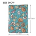 thumbnail image 3 of Rateoe Cute Conch Pattern Passport Holder Wallet Leather Mulit-purpose Travel Wallet Credit Cards Case ,Passport Cover for Women Men-6.5 in, 3 of 5