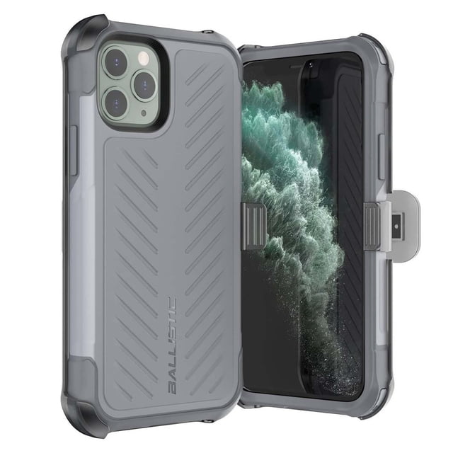 Funda BALLISTIC TJ Maxx para iPhone 11 PRO MAX - Gris protector uso rudo con clip Ballistic Ballistic