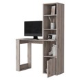 thumbnail image 4 of Engineered Wood Desk with Bookcase | Small-Room Solution for Organizing Office Supplies, 4 of 6