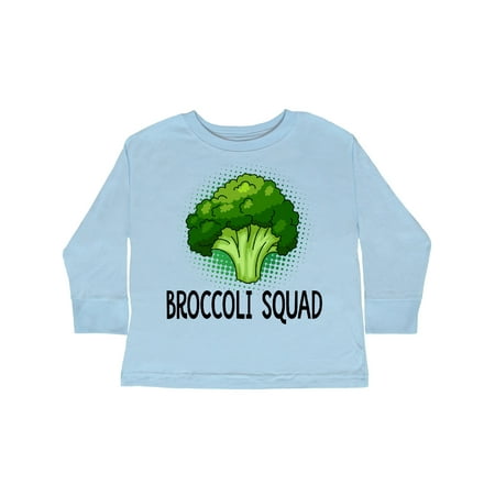 

Inktastic Broccoli Squad Vegetarian Gift Toddler Boy or Toddler Girl Long Sleeve T-Shirt