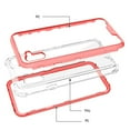 thumbnail image 4 of For Samsung Galaxy Note 10 6.3 inch Premium Transparent Hybrid Case Cover - Clear/Red, 4 of 4