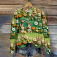 thumbnail image 2 of APEXFWDT Women Long Sleeve Tunic Tops Casual Fall Crewneck T Shirts Bunny 3D Printed Holiday Shirts Blouse for Gift, 2 of 4