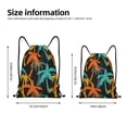 thumbnail image 4 of Kdxio Palm Trees Print Drawstring Backpack Bag,Waterproof Draw String Back Sack, Gym Drawstring Bags Swim Bag For Unisex, 4 of 9